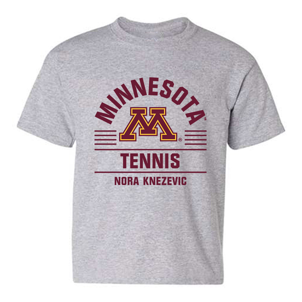 Minnesota - NCAA Women's Tennis : Nora Knezevic - Classic Fashion Shersey Youth T-Shirt-0