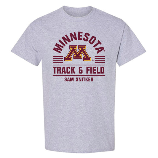 Minnesota - NCAA Men's Track & Field : Sam Snitker - Classic Fashion Shersey T-Shirt-0