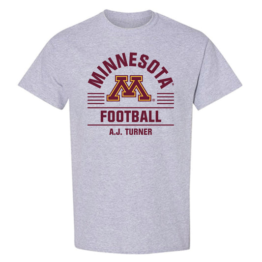 Minnesota - NCAA Football : A.J. Turner - Classic Fashion Shersey T-Shirt-0