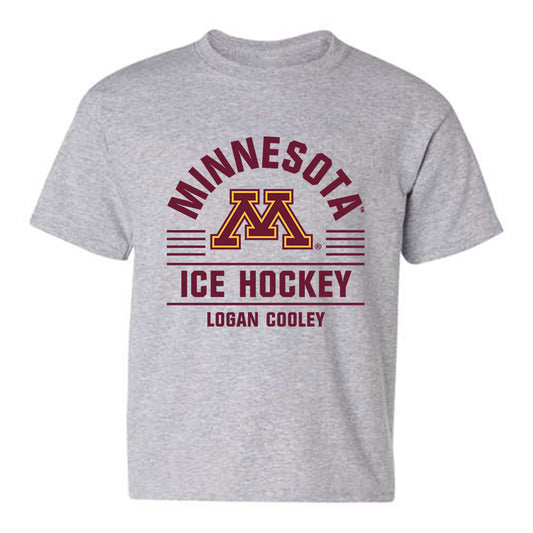 Minnesota - NCAA Men's Ice Hockey : Logan Cooley - Classic Fashion Shersey Youth T-Shirt