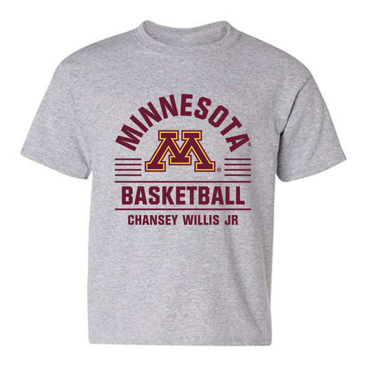 Minnesota - NCAA Men's Basketball : Chansey Willis Jr - Classic Fashion Shersey Youth T-Shirt-0