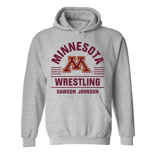 Minnesota - NCAA Wrestling : Dawson Johnson - Classic Fashion Shersey Hooded Sweatshirt-0