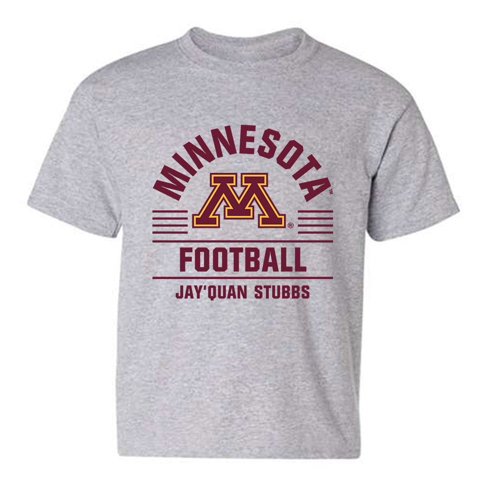 Minnesota - NCAA Football : Jay'Quan Stubbs - Classic Fashion Shersey Youth T-Shirt-0