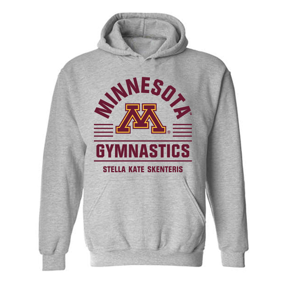 Minnesota - NCAA Women's Gymnastics : Stella Kate Skenteris - Classic Fashion Shersey Hooded Sweatshirt-0