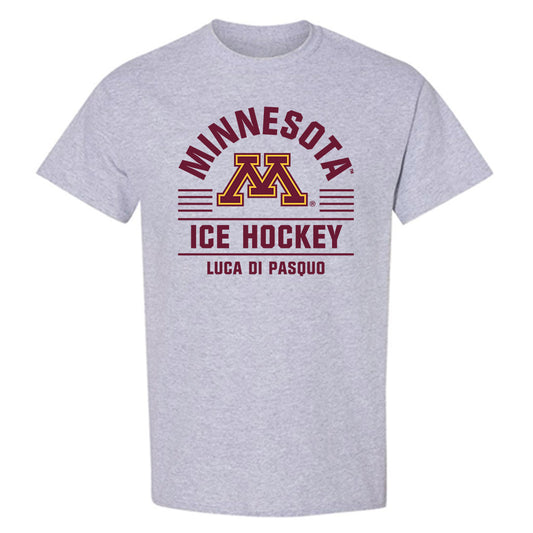 Minnesota - NCAA Men's Ice Hockey : Luca Di Pasquo - Classic Fashion Shersey T-Shirt-0