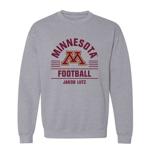 Minnesota - NCAA Football : Jakob Lutz - Classic Fashion Shersey Crewneck Sweatshirt-0