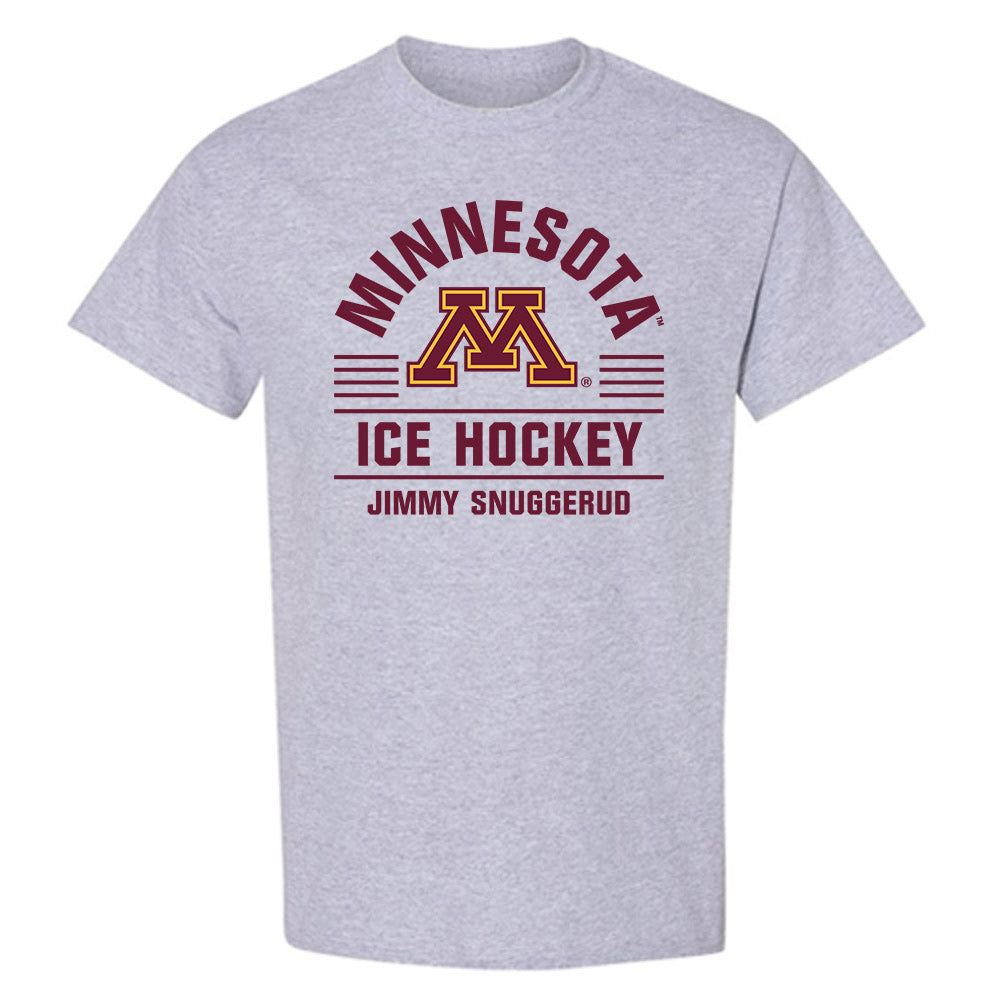 Minnesota - NCAA Men's Ice Hockey : Jimmy Snuggerud - Classic Fashion Shersey T-Shirt