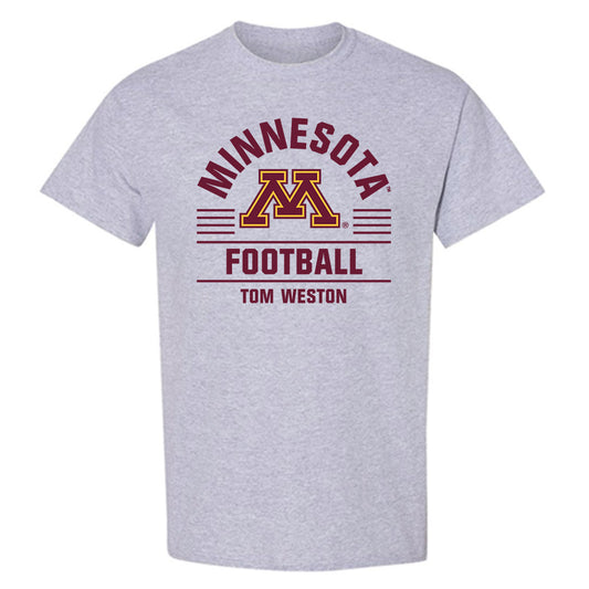 Minnesota - NCAA Football : Tom Weston - Classic Fashion Shersey T-Shirt-0