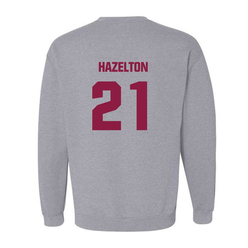 Virginia Tech - NCAA Women's Basketball : Myah Hazelton - Classic Fashion Shersey Crewneck Sweatshirt-1
