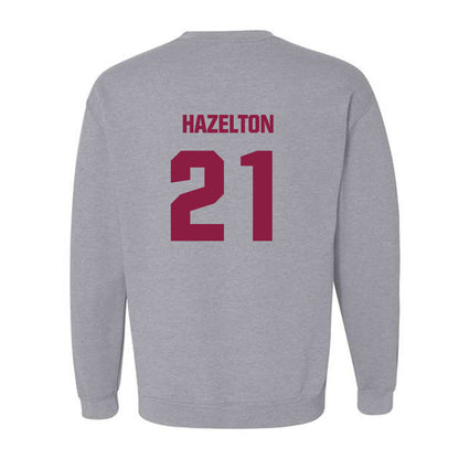 Virginia Tech - NCAA Women's Basketball : Myah Hazelton - Classic Fashion Shersey Crewneck Sweatshirt-1