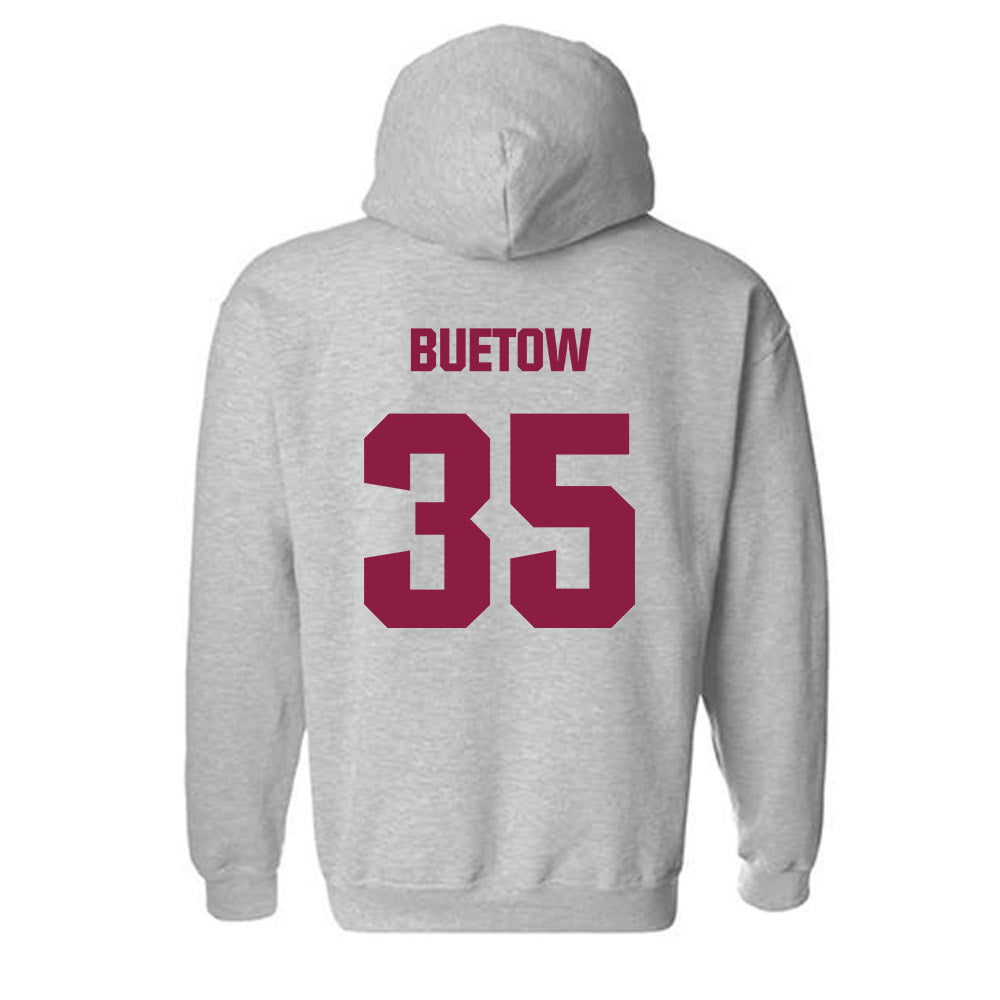 Virginia Tech - NCAA Football : John Buetow - Classic Fashion Shersey Hooded Sweatshirt-1