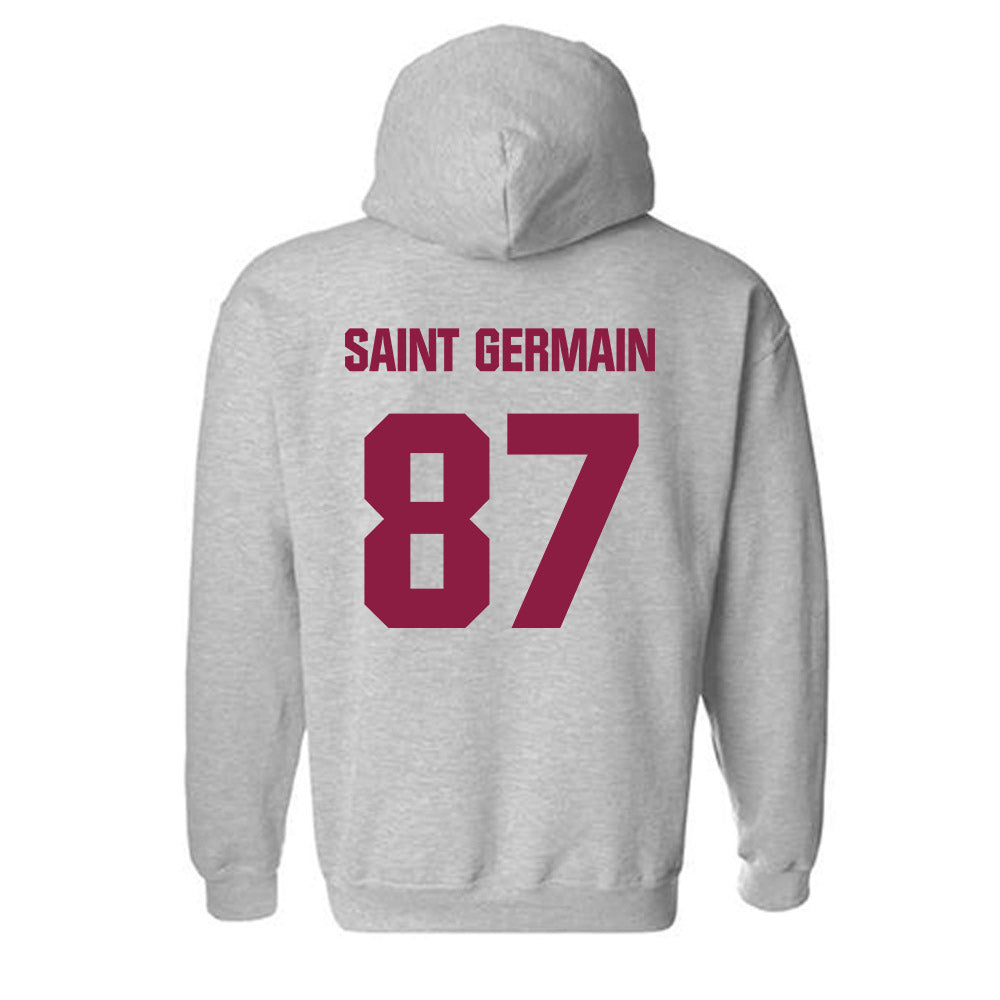Virginia Tech - NCAA Football : Harrison Saint Germain - Classic Fashion Shersey Hooded Sweatshirt-1