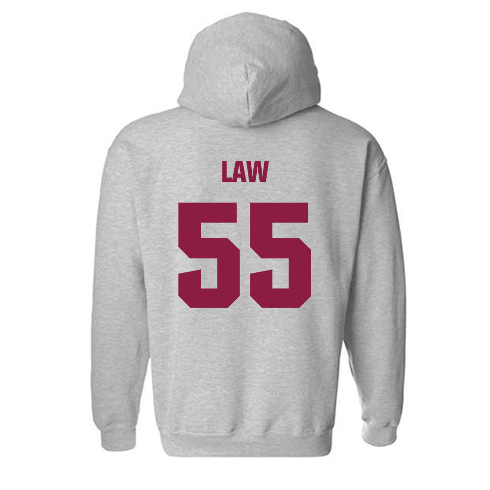 Virginia Tech - NCAA Football : Lemar Law - Classic Fashion Shersey Hooded Sweatshirt