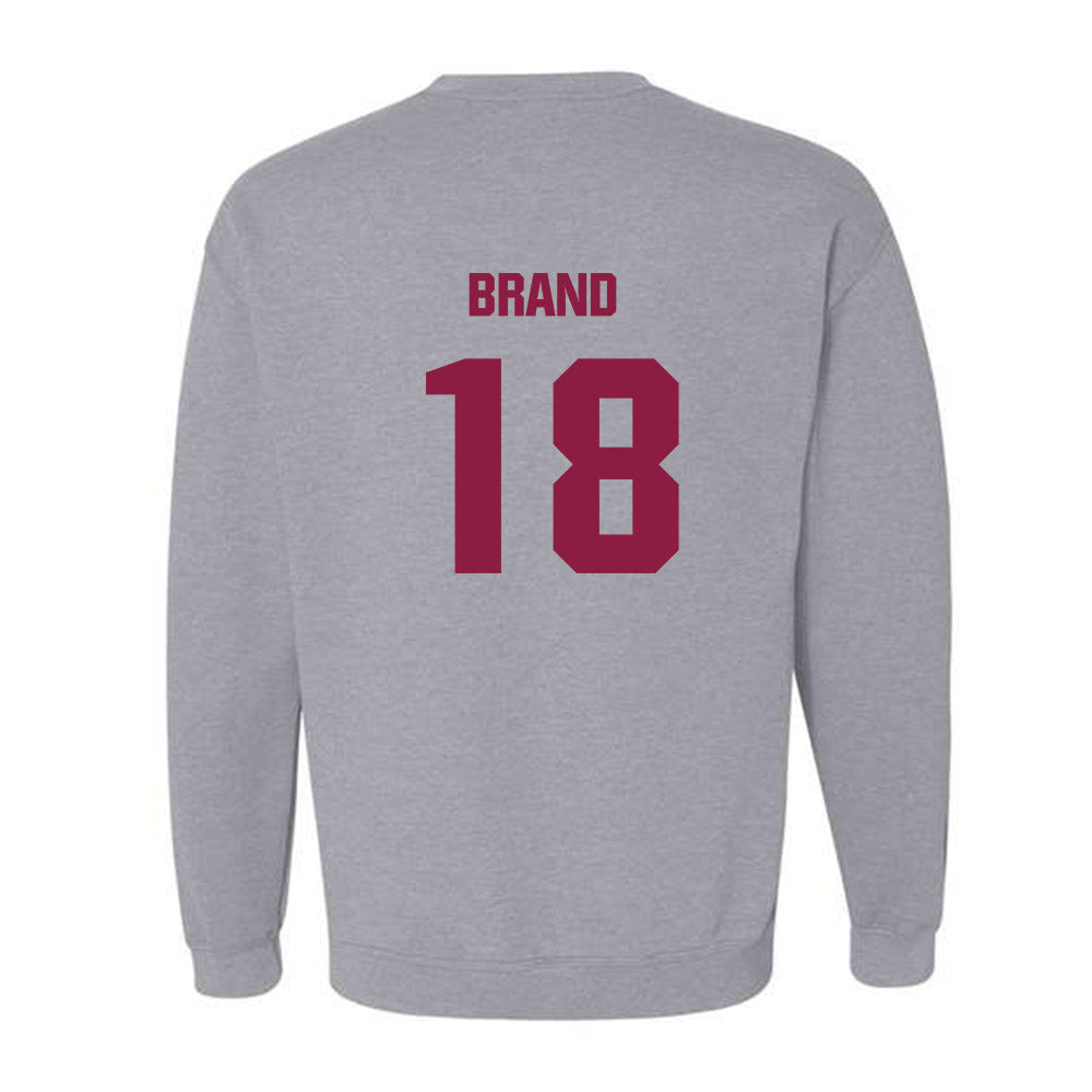 Virginia Tech - NCAA Football : AJ Brand - Classic Fashion Shersey Crewneck Sweatshirt-1