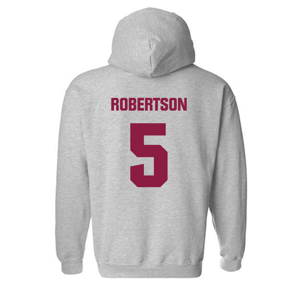 Virginia Tech - NCAA Baseball : Aiden Robertson - Classic Fashion Shersey Hooded Sweatshirt-1