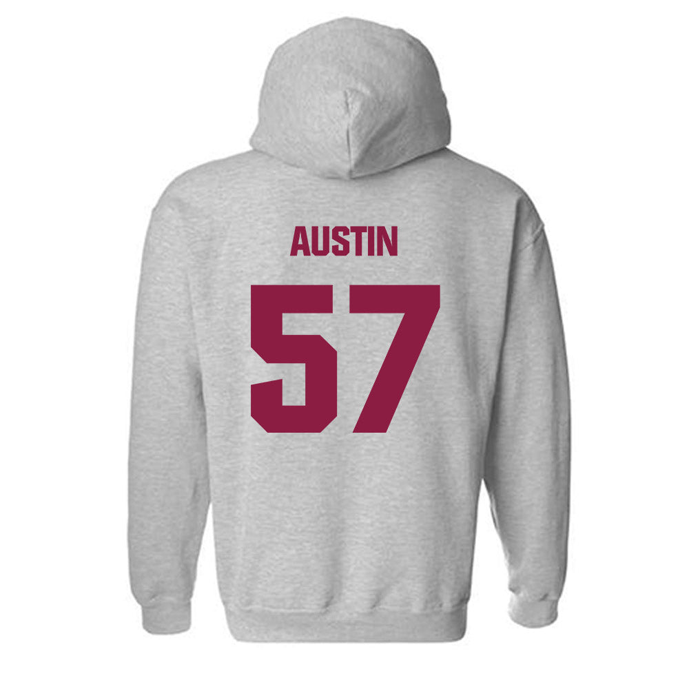 Virginia Tech - NCAA Football : Lucas Austin - Classic Fashion Shersey Hooded Sweatshirt-1