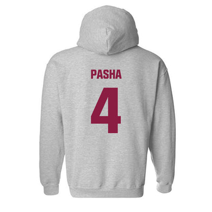 Virginia Tech - NCAA Men's Basketball : Izaiah Pasha - Classic Fashion Shersey Hooded Sweatshirt-1