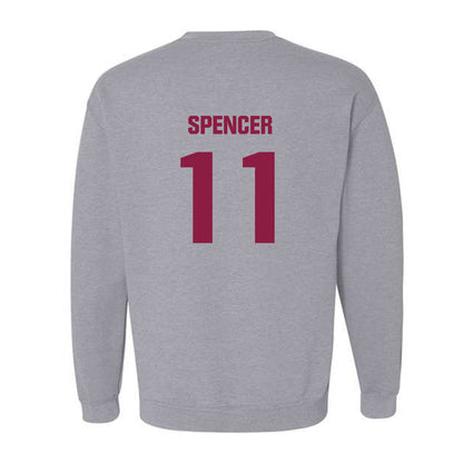 Virginia Tech - NCAA Football : Isaiah Spencer - Classic Fashion Shersey Crewneck Sweatshirt-1