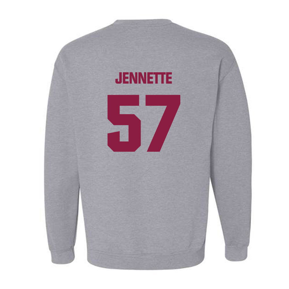 Virginia Tech - NCAA Football : James Jennette - Classic Fashion Shersey Crewneck Sweatshirt-1