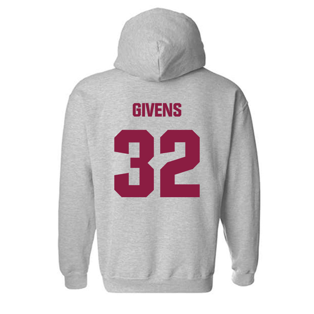 Virginia Tech - NCAA Football : Gunner Givens - Classic Fashion Shersey Hooded Sweatshirt