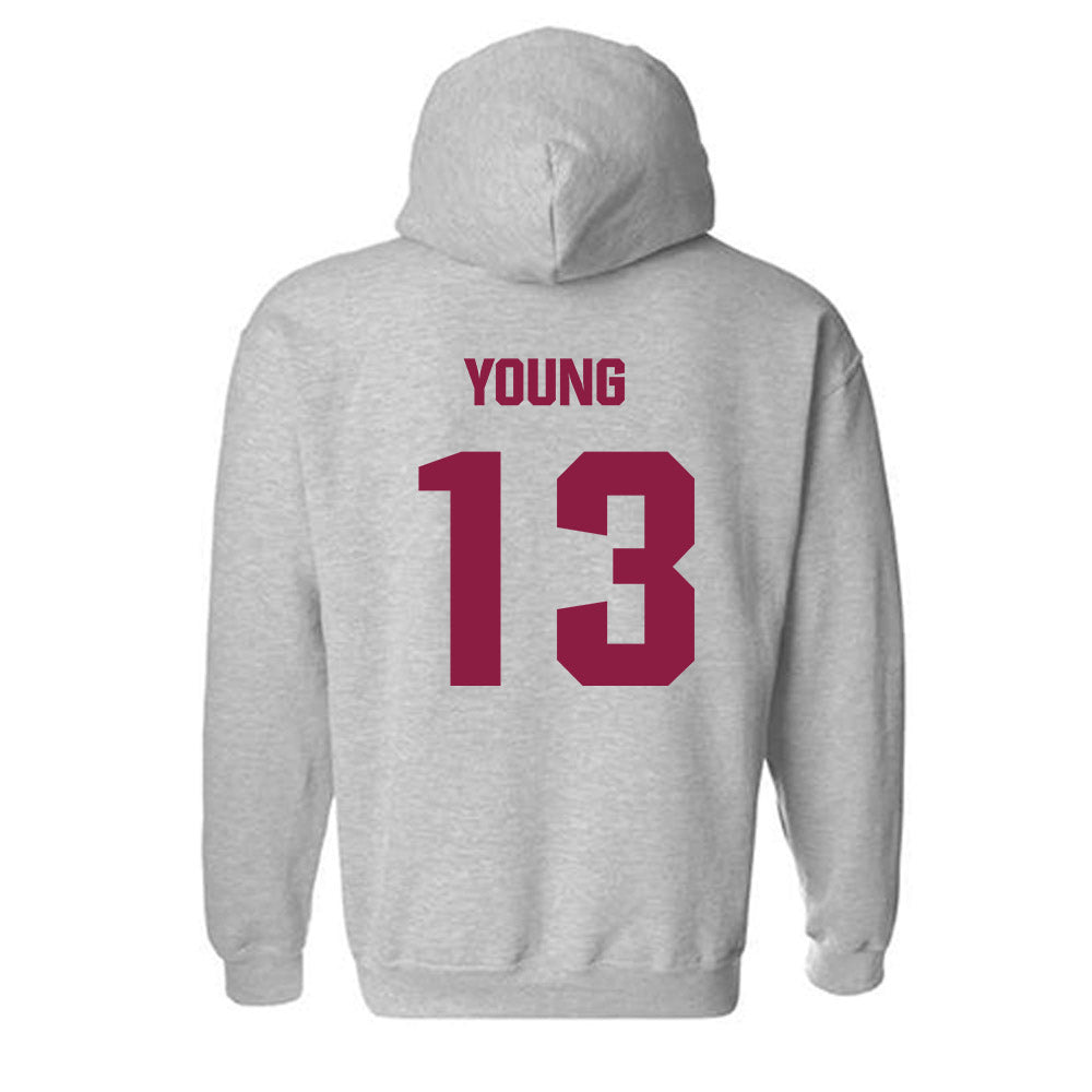 Virginia Tech - NCAA Men's Basketball : Jaydon Young - Classic Fashion Shersey Hooded Sweatshirt