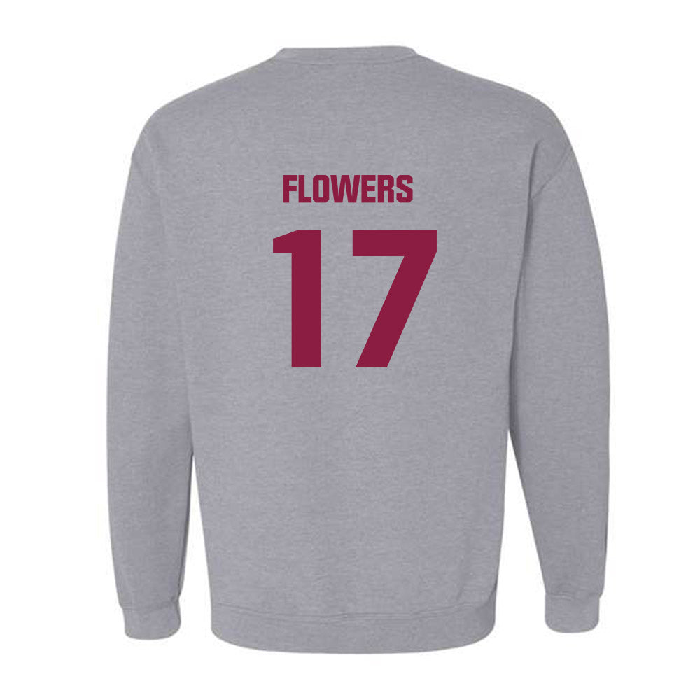 Virginia Tech - NCAA Football : Tyson Flowers - Classic Fashion Shersey Crewneck Sweatshirt-1
