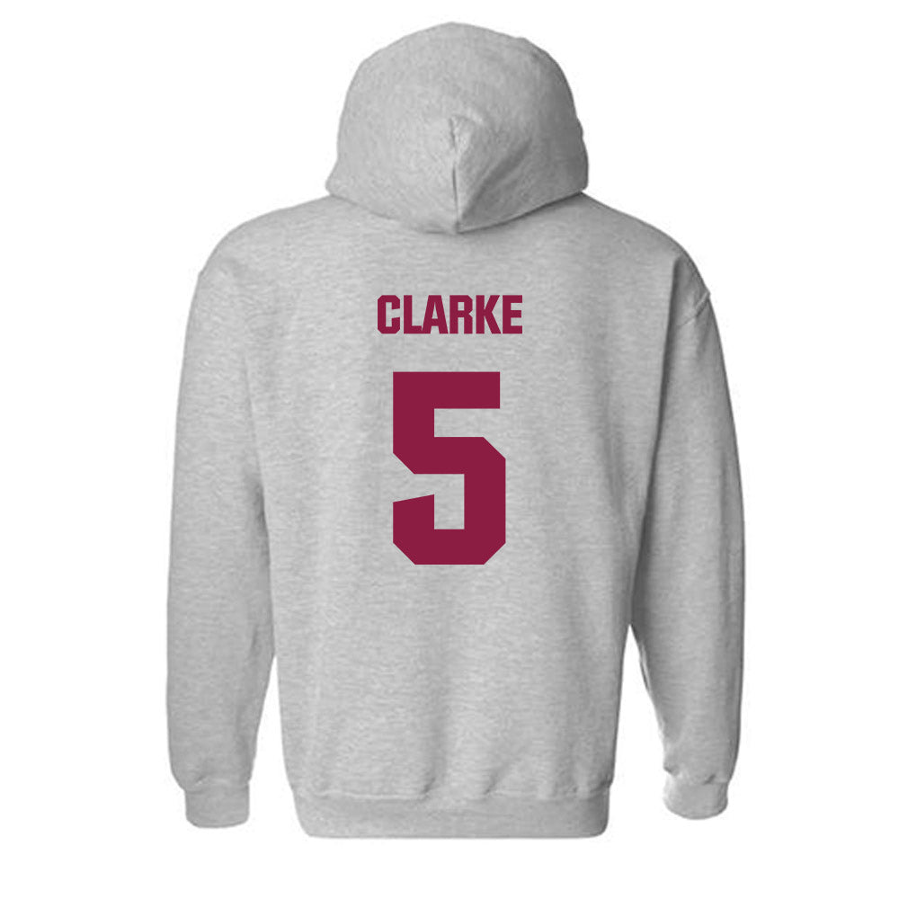 Virginia Tech - NCAA Football : Joshua Clarke - Classic Fashion Shersey Hooded Sweatshirt-1