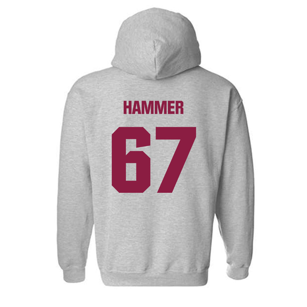Virginia Tech - NCAA Football : Hannes Hammer - Classic Fashion Shersey Hooded Sweatshirt-1