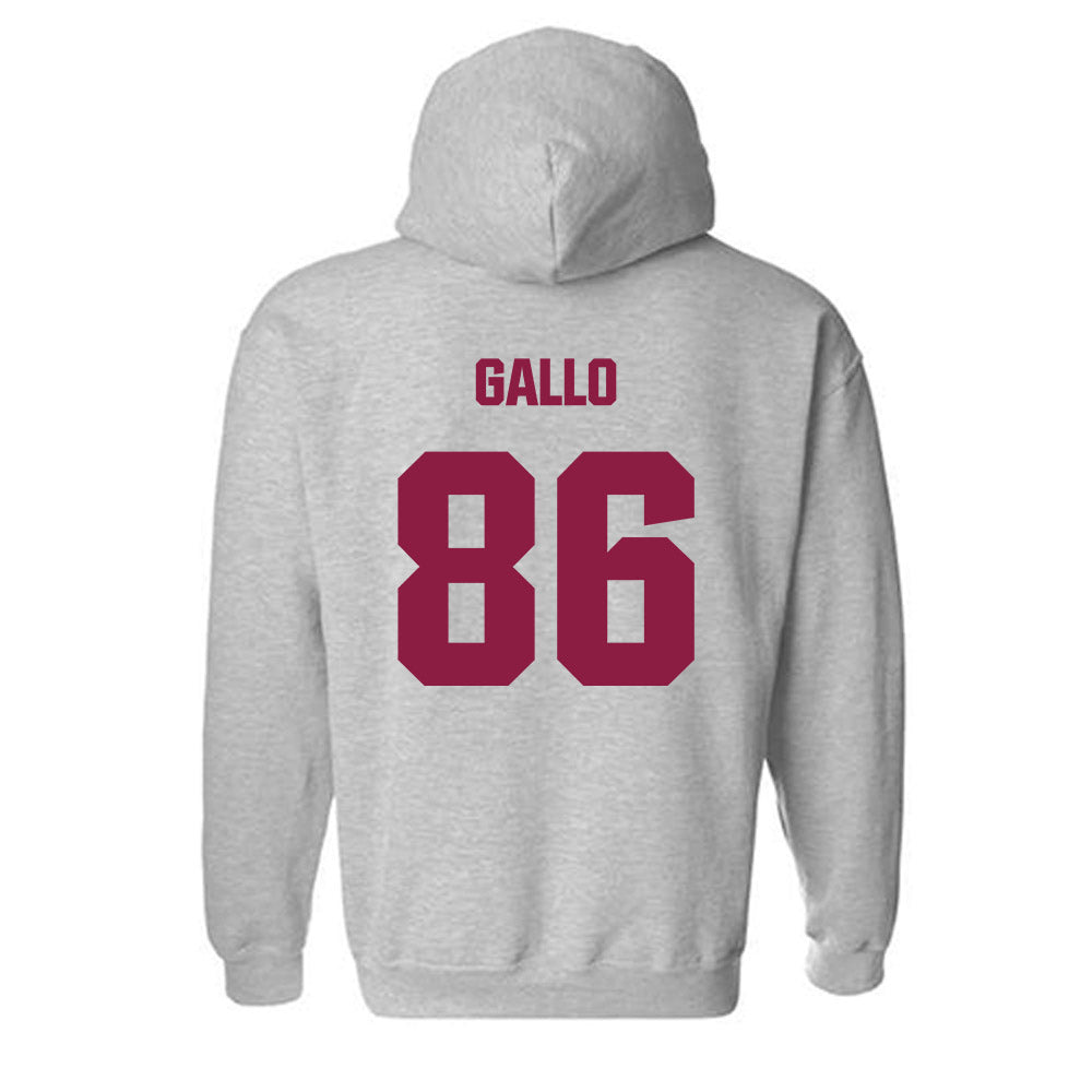 Virginia Tech - NCAA Football : Nick Gallo - Classic Fashion Shersey Hooded Sweatshirt