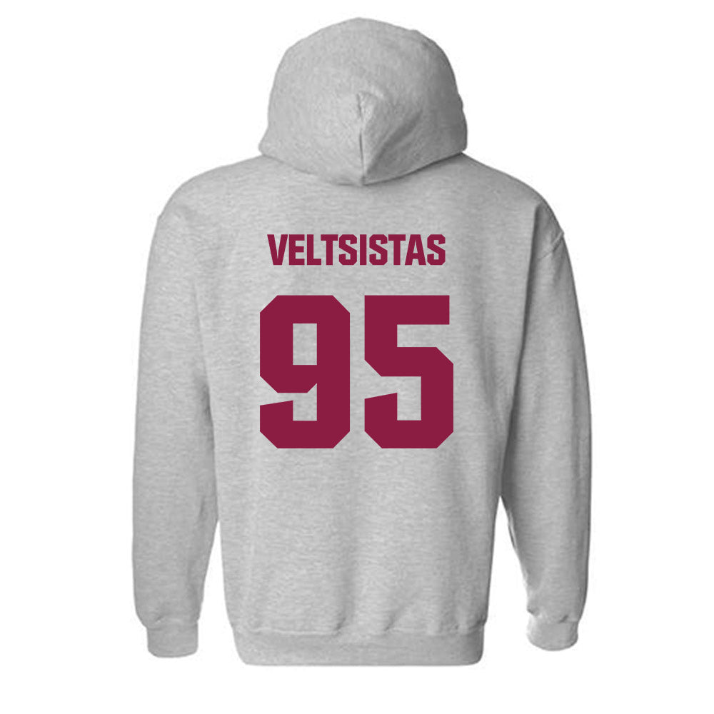 Virginia Tech - NCAA Football : Nick Veltsistas - Classic Fashion Shersey Hooded Sweatshirt