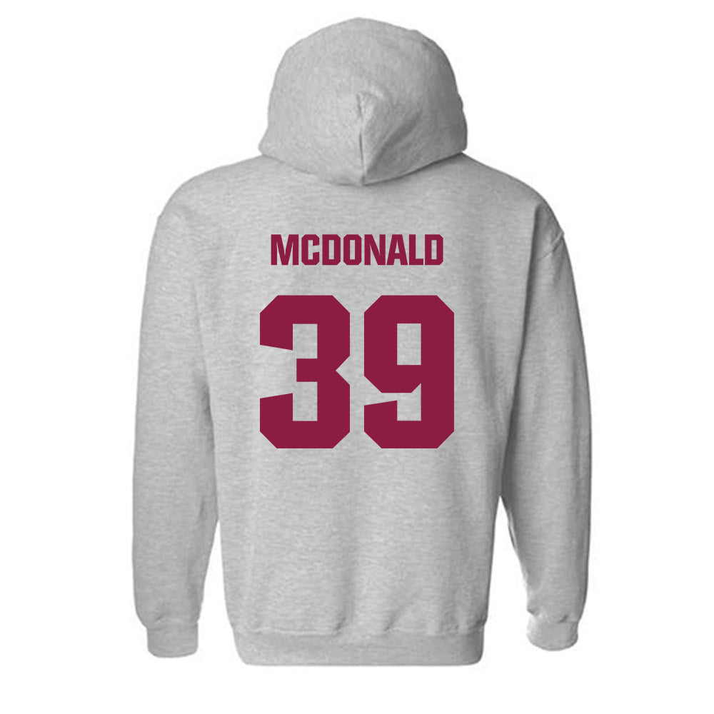 Virginia Tech - NCAA Football : Jorden McDonald - Classic Fashion Shersey Hooded Sweatshirt