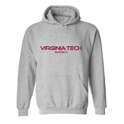Virginia Tech - NCAA Baseball : Hudson Lutterman - Classic Fashion Shersey Hooded Sweatshirt-0