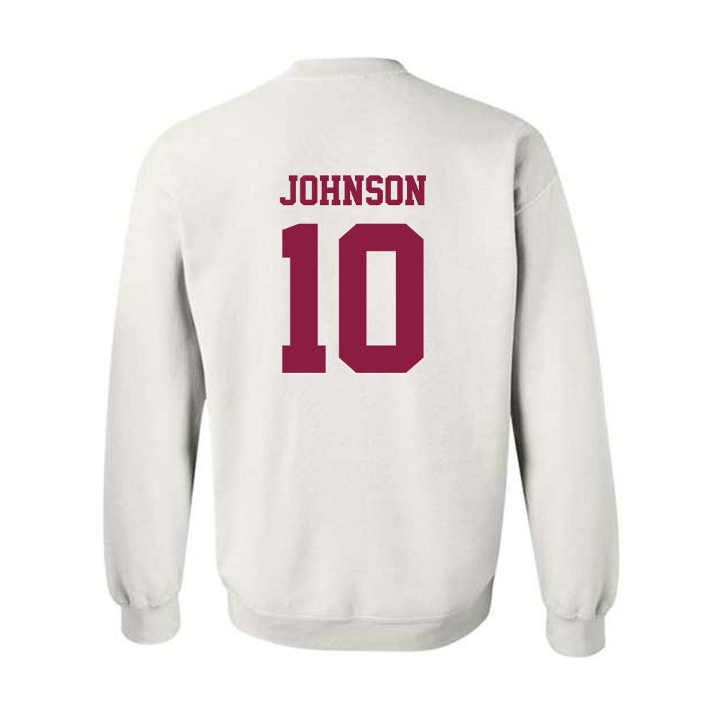 Virginia Tech - NCAA Men's Basketball : Tyler Johnson - Classic Fashion Shersey Crewneck Sweatshirt-1