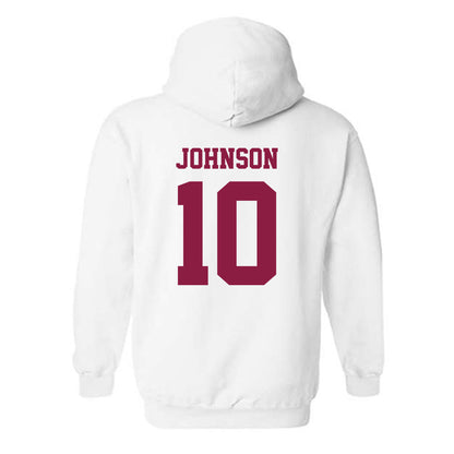 Virginia Tech - NCAA Men's Basketball : Tyler Johnson - Classic Fashion Shersey Hooded Sweatshirt-1