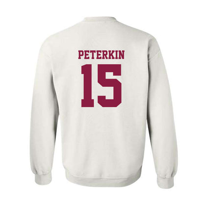 Virginia Tech - NCAA Football : Shamarius Peterkin - Classic Fashion Shersey Crewneck Sweatshirt-1