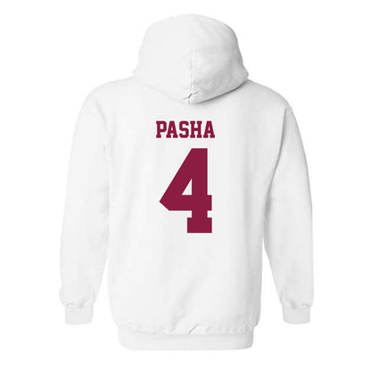 Virginia Tech - NCAA Men's Basketball : Izaiah Pasha - Classic Fashion Shersey Hooded Sweatshirt-1