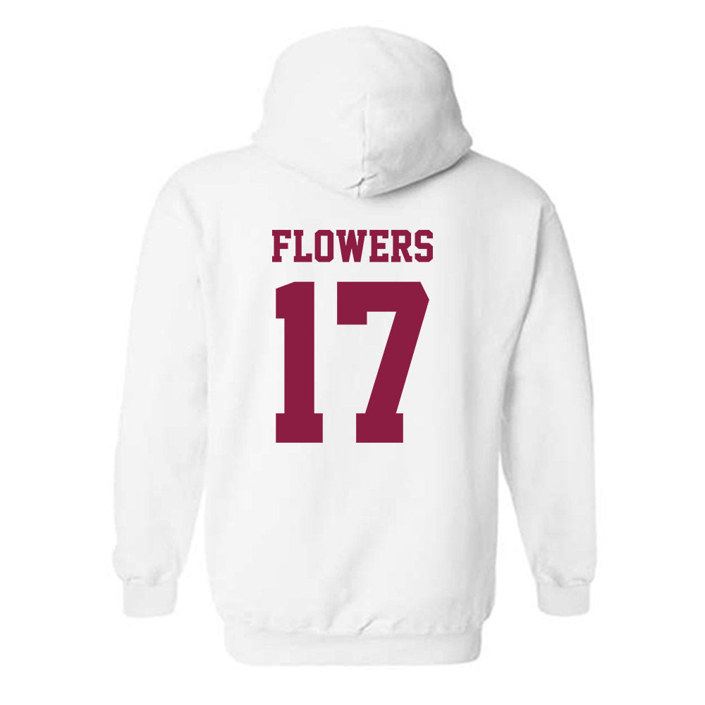 Virginia Tech - NCAA Football : Tyson Flowers - Classic Fashion Shersey Hooded Sweatshirt-1
