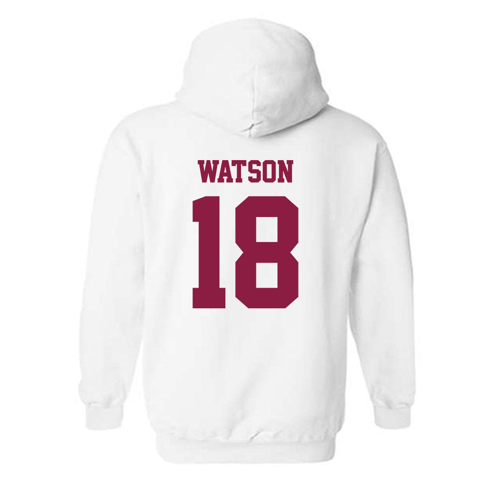 Virginia Tech - NCAA Football : William Watson - Classic Fashion Shersey Hooded Sweatshirt-1