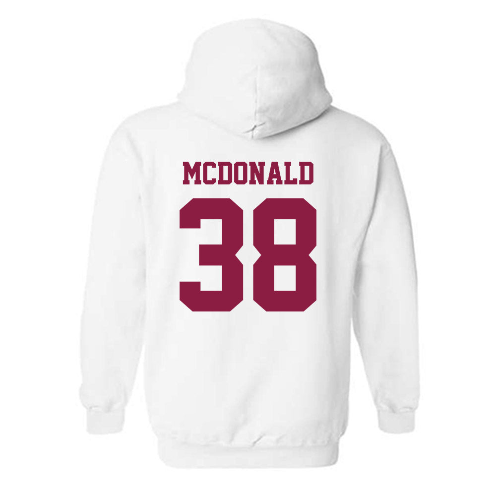 Virginia Tech - NCAA Football : Jayden McDonald - Classic Fashion Shersey Hooded Sweatshirt