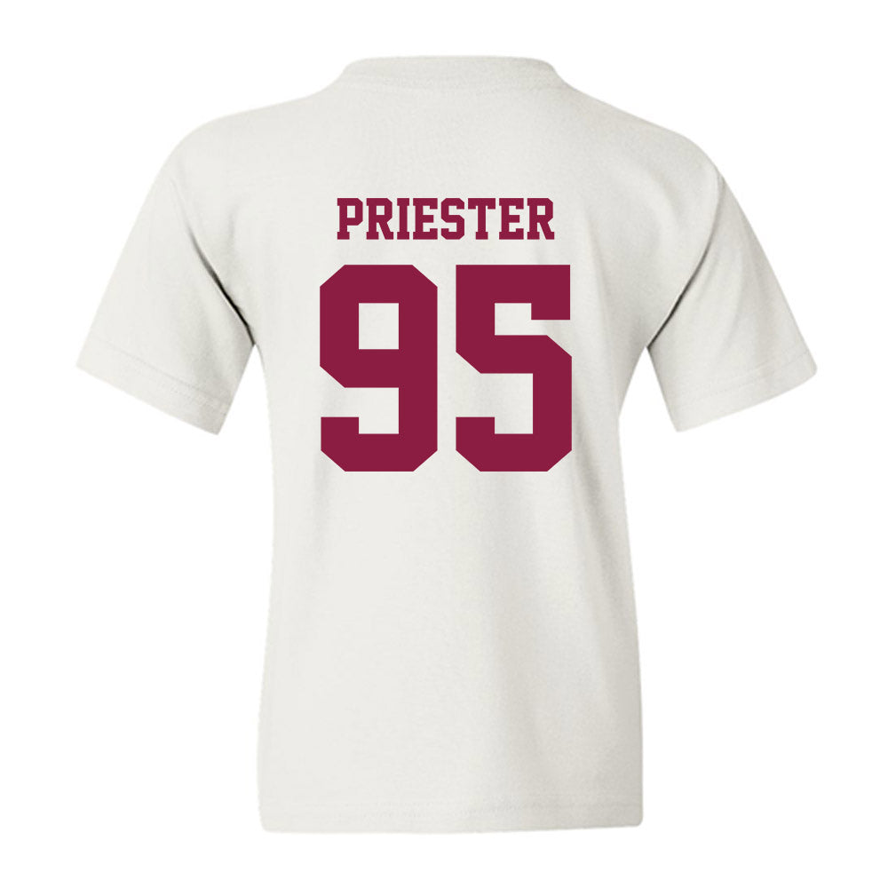 Virginia Tech - NCAA Football : Jahzari Priester - Classic Fashion Shersey Youth T-Shirt-1