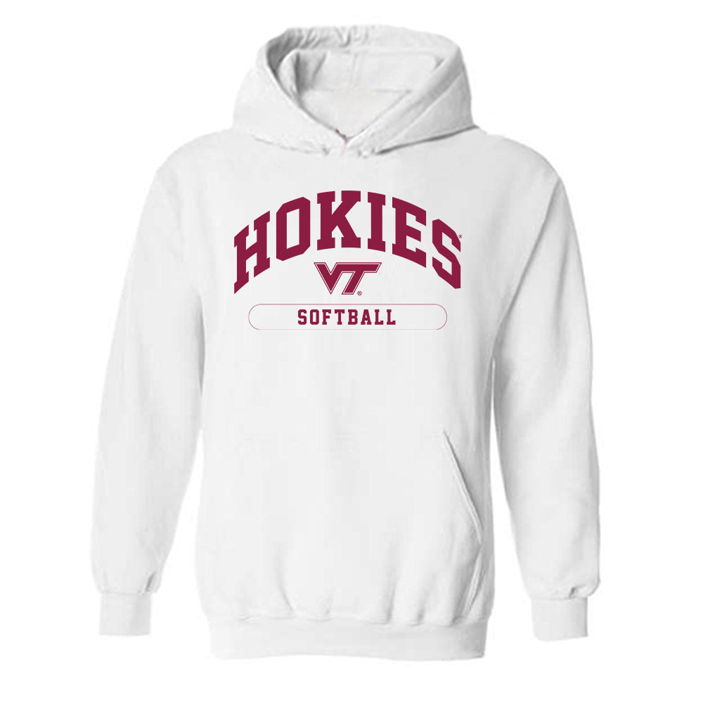 Virginia Tech - NCAA Softball : Reagan Troy - Classic Fashion Shersey Hooded Sweatshirt-0