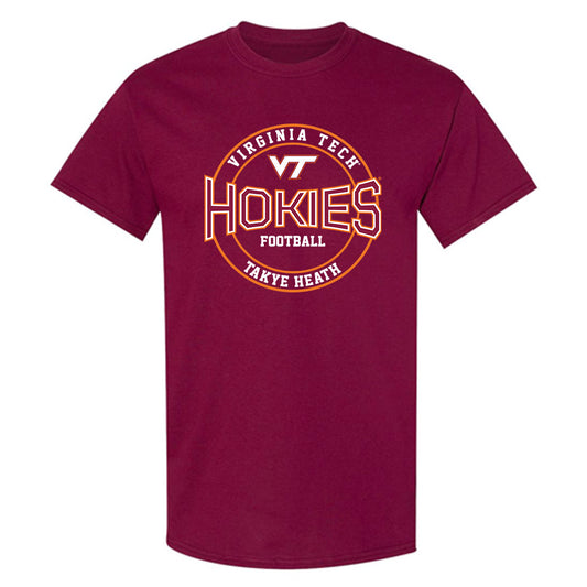 Virginia Tech - NCAA Football : Takye Heath - Classic Fashion Shersey T-Shirt