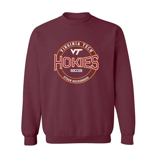 Virginia Tech - NCAA Men's Soccer : Ethan Hackenberg - Classic Fashion Shersey Crewneck Sweatshirt