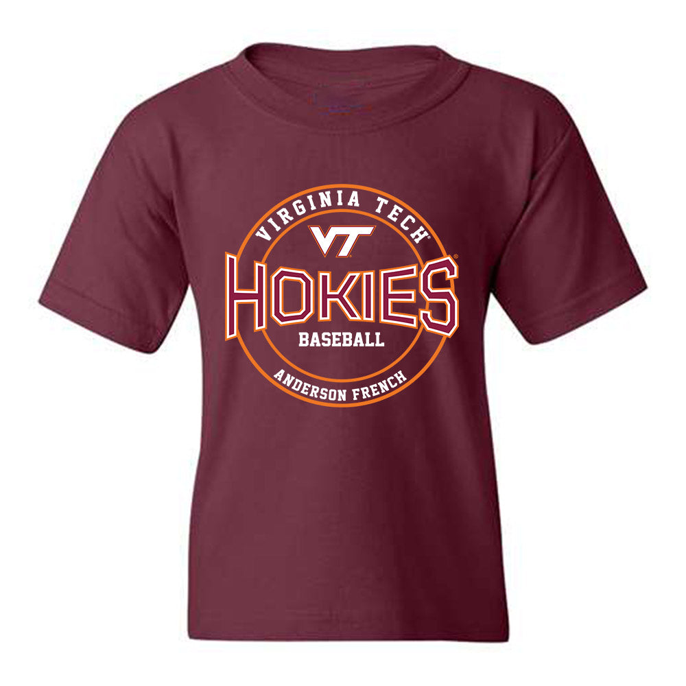 Virginia Tech - NCAA Baseball : Anderson French - Classic Fashion Shersey Youth T-Shirt