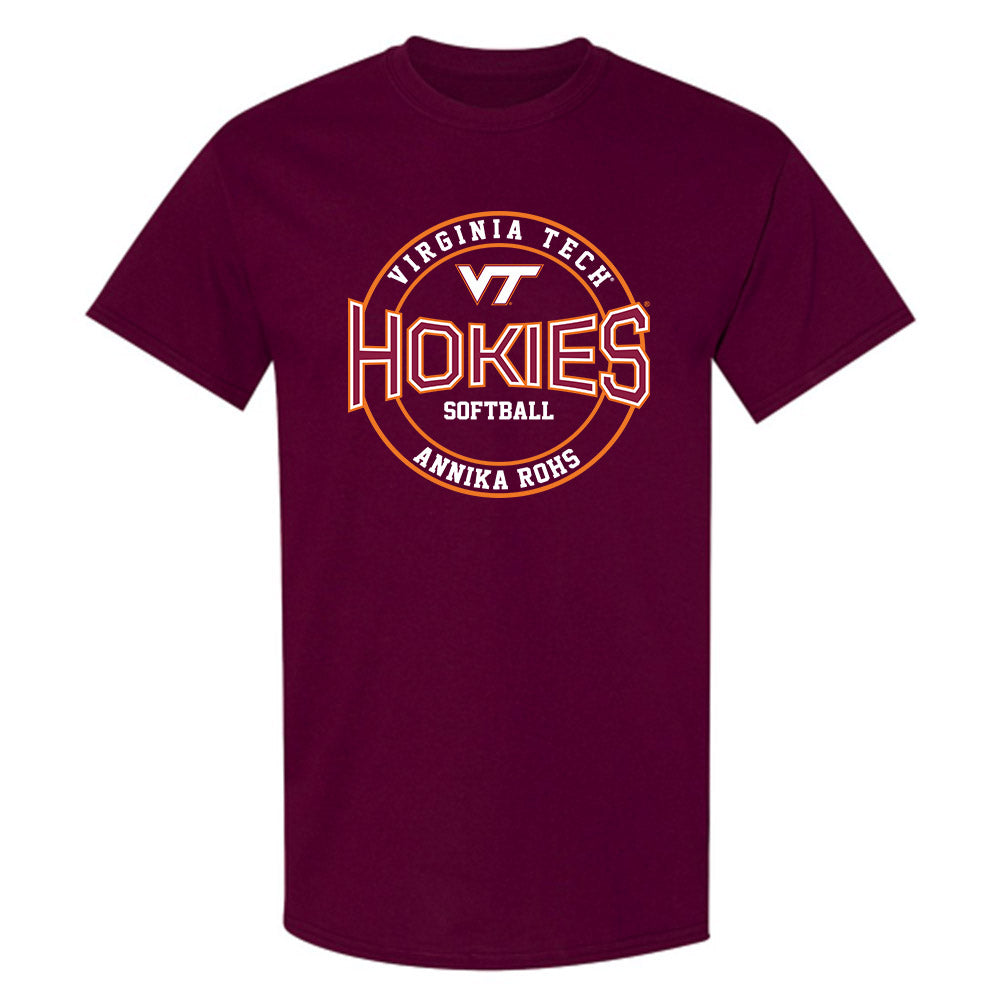 Virginia Tech - NCAA Softball : Annika Rohs - Classic Fashion Shersey T-Shirt-0