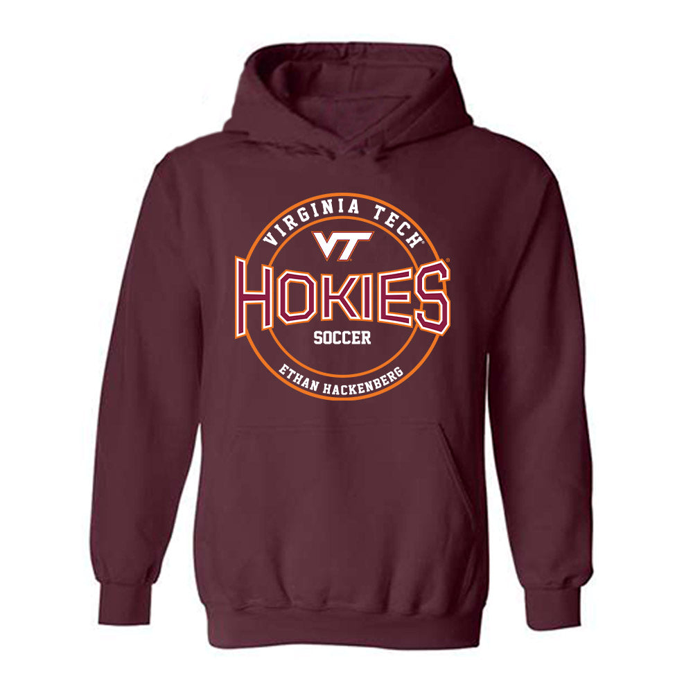 Virginia Tech - NCAA Men's Soccer : Ethan Hackenberg - Classic Fashion Shersey Hooded Sweatshirt