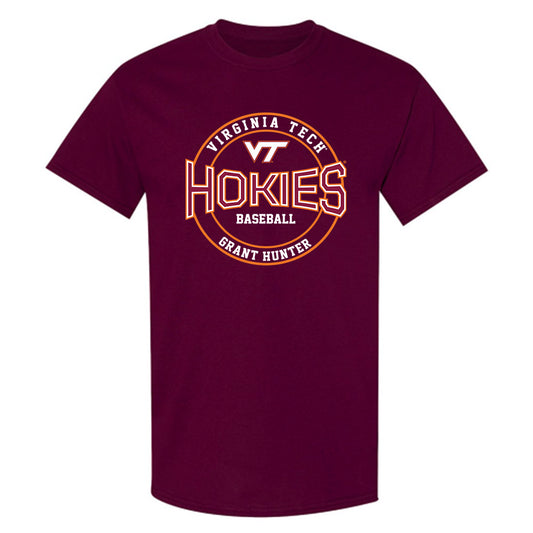 Virginia Tech - NCAA Baseball : Grant Hunter - Classic Fashion Shersey T-Shirt-0