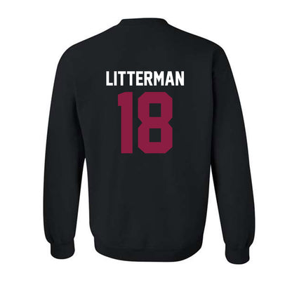 Virginia Tech - NCAA Baseball : Hudson Litterman - Classic Fashion Shersey Crewneck Sweatshirt-1