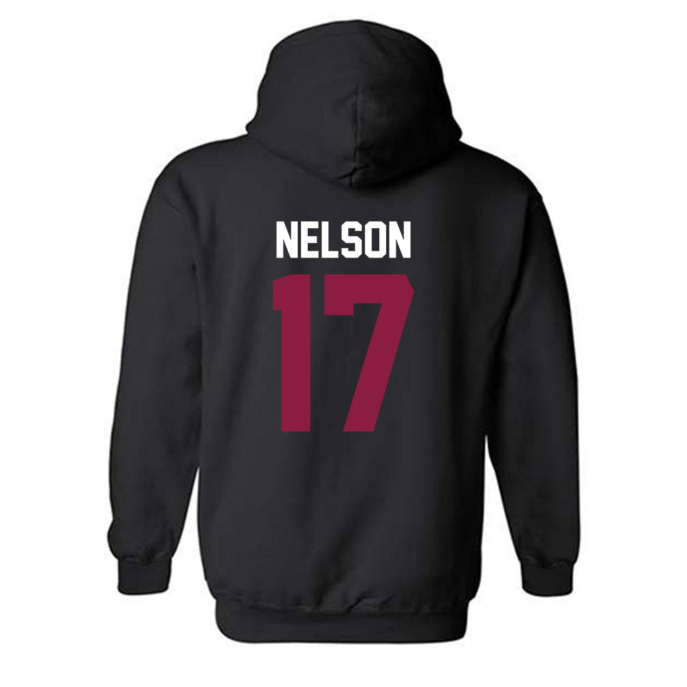 Virginia Tech - NCAA Football : Cole Nelson - Classic Fashion Shersey Hooded Sweatshirt