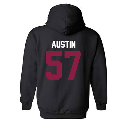 Virginia Tech - NCAA Football : Lucas Austin - Classic Fashion Shersey Hooded Sweatshirt-1